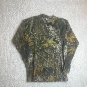Vintage mossy oak camo men's long‎ sleeve shirt